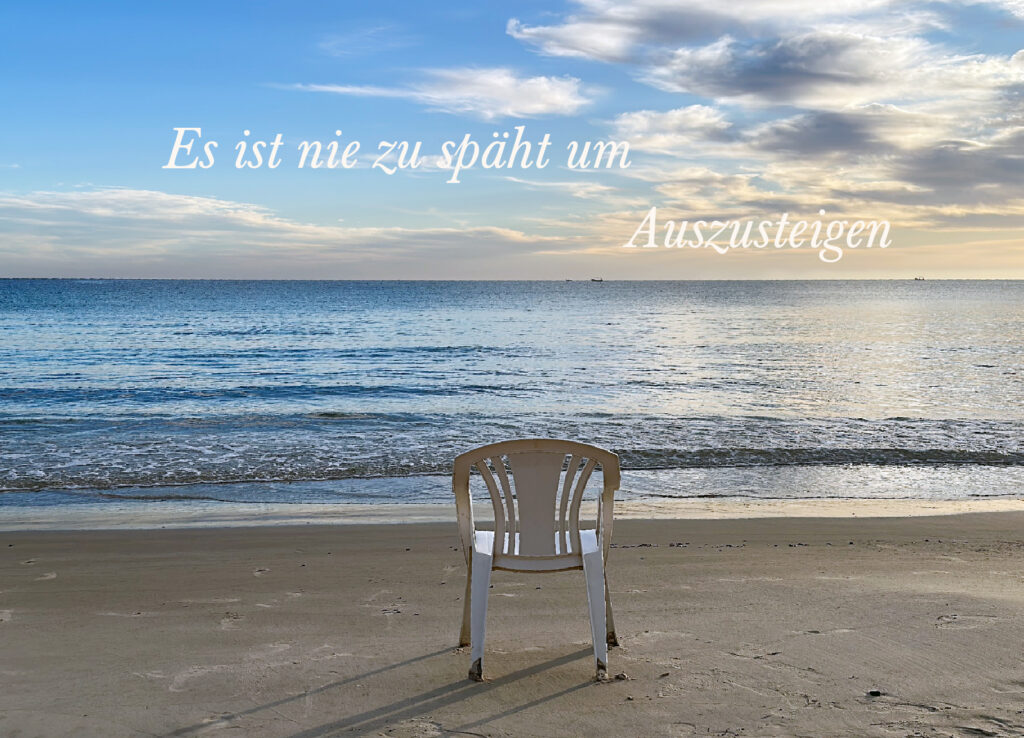 Es ist nie zu spät